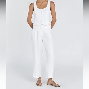 Dissh Linen Tapered Pant Size 2